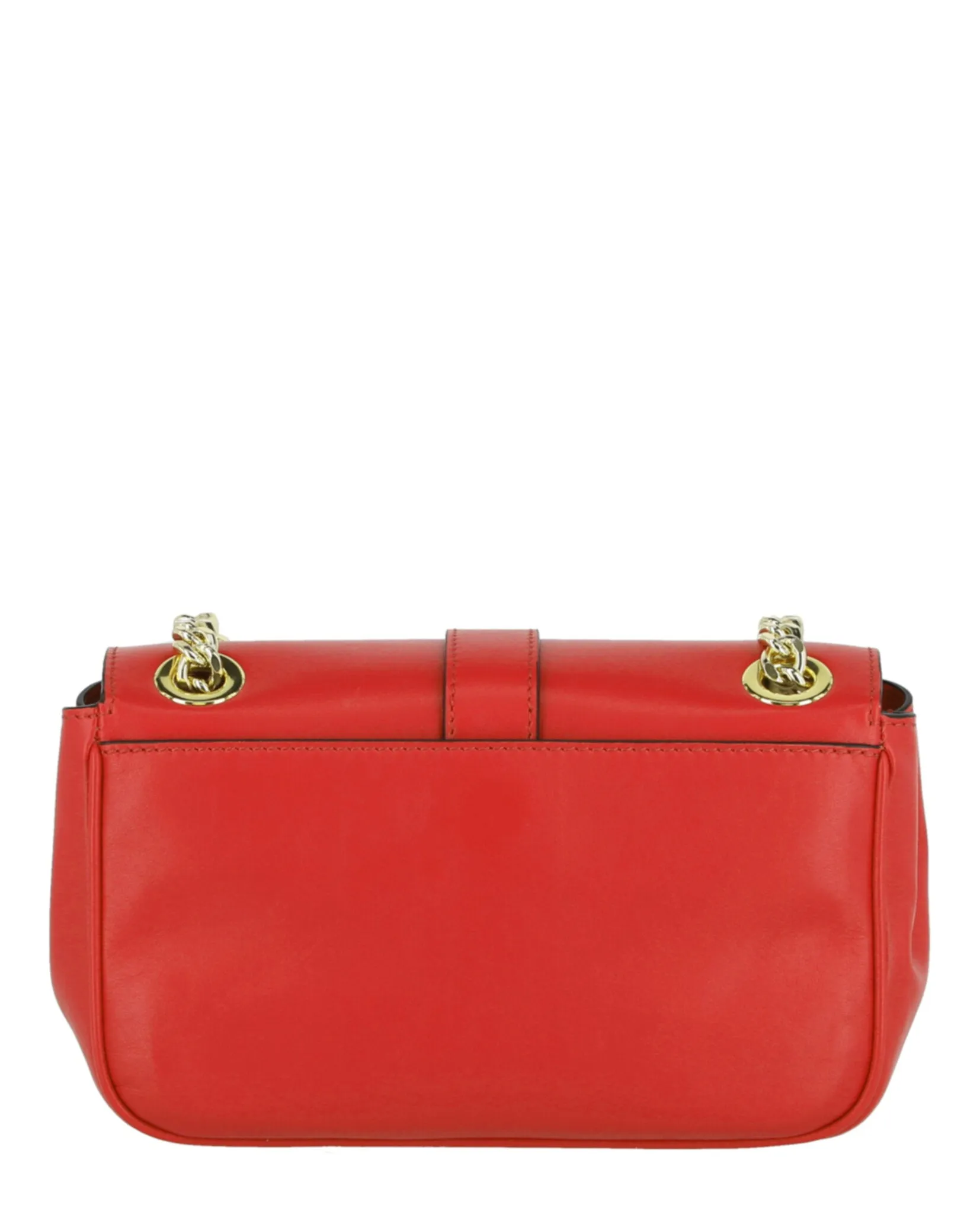 Moschino Logo Leather Shoulder Bag