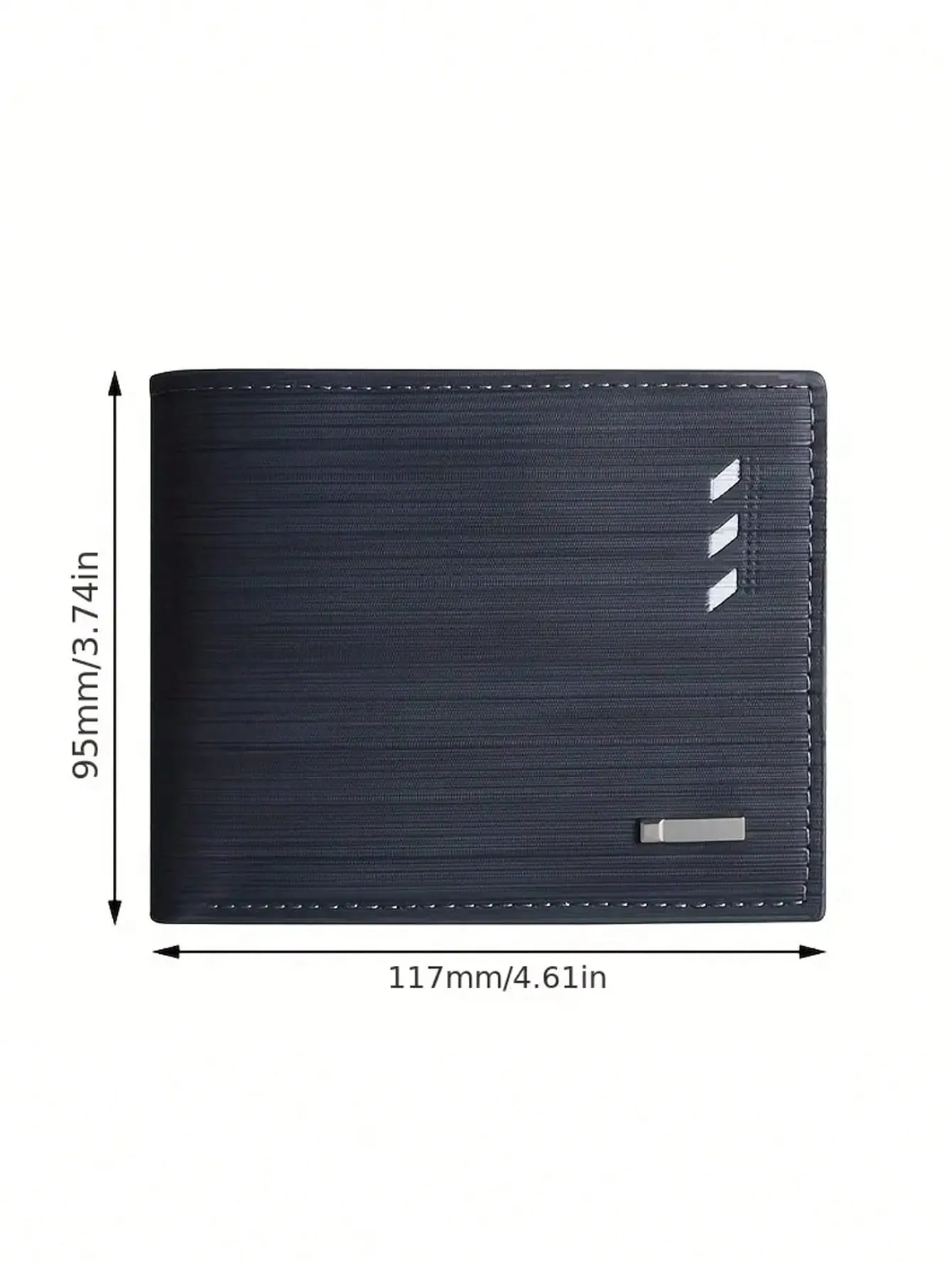 Multi-Card Slot Wallet Men Colorblock Small Wallet Credit Card Small Purse ID Window Bifold,Men's Casual PU Wallet With Card Slots, Zipper Coin Purse, Money Clip,Coin Bag Zipper Men Wallets Mens Wallet Male Money Purses