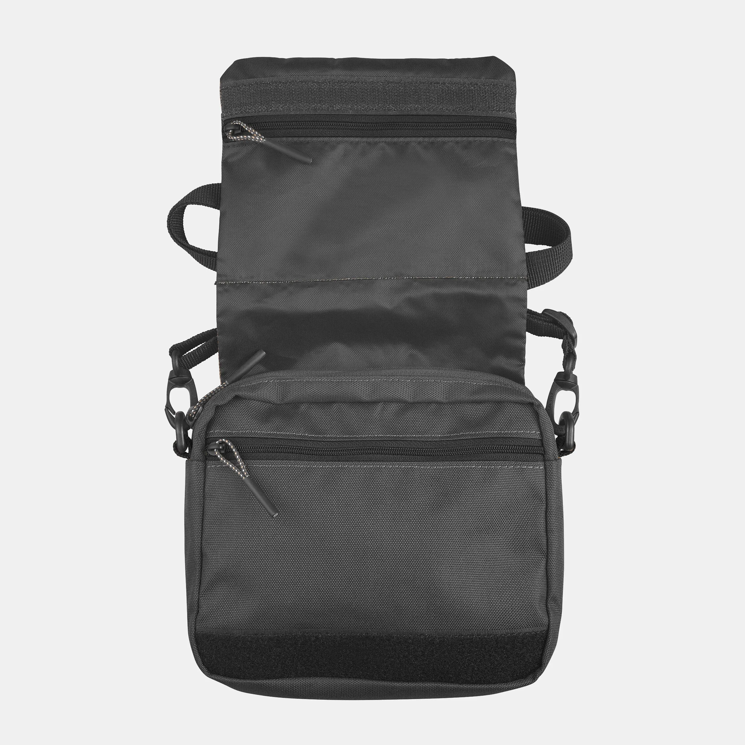 Multipocket travel bag Forclaz Travel, black