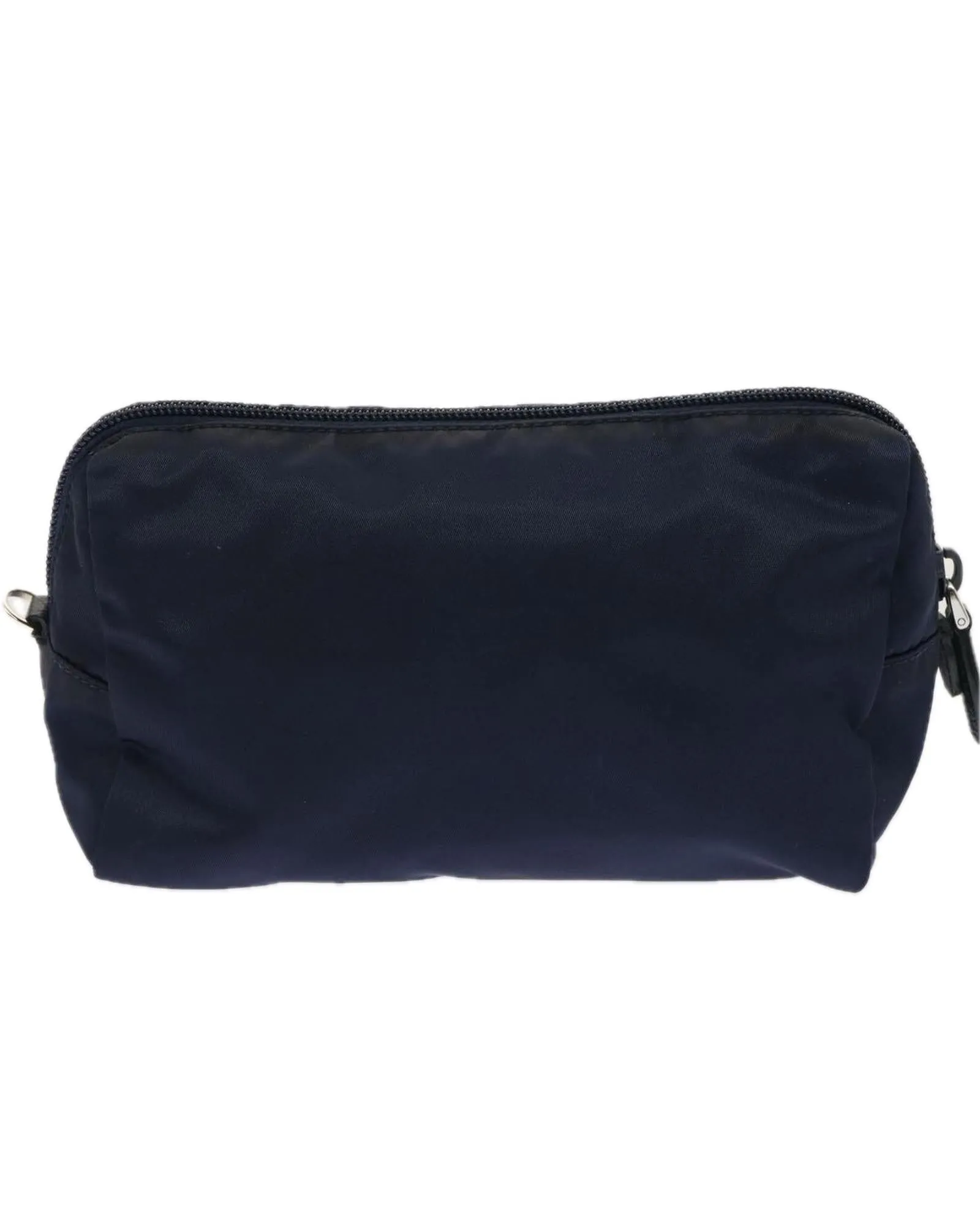 Navy Nylon Pouch with Accessory - Made in Italy