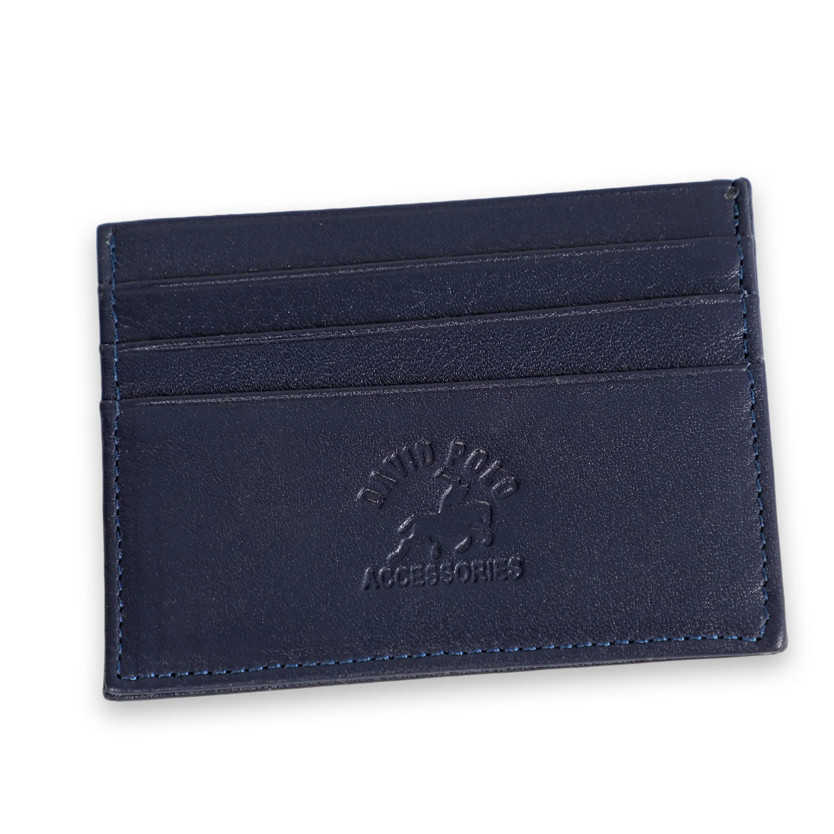 Navy Unique Card Wallet