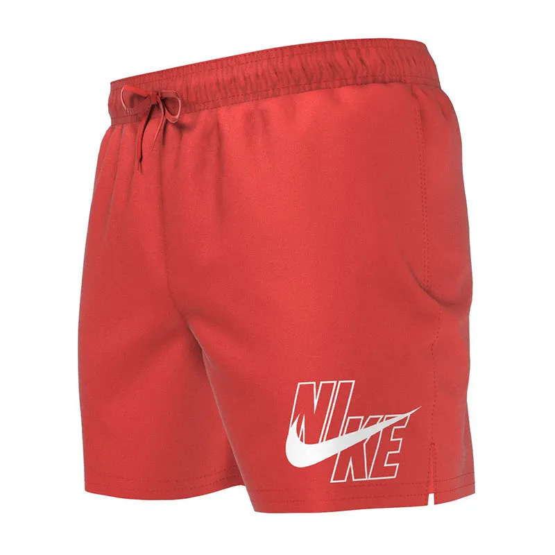 Nike - Logo Lap 5" Volley Short (Bright Crimson)