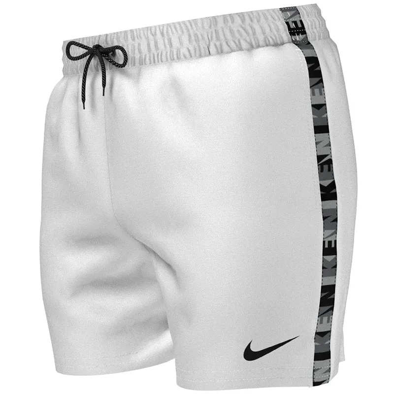 Nike - Logo Tape 5" Volley Short (White)