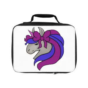 Purple Blue Unicorn Lunch Bag