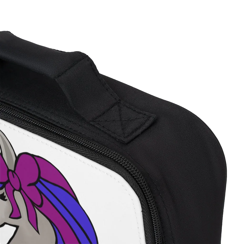 Purple Blue Unicorn Lunch Bag