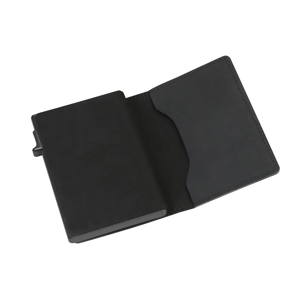 Rfid Card Holder Men Wallets Money Bag Male Black Short Purse Small Leather Slim Wallets Mini Wallets For Airtag Air Tag