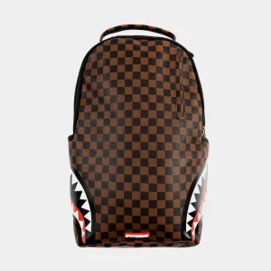 Sip Side Sharks Mens Backpack (Brown)