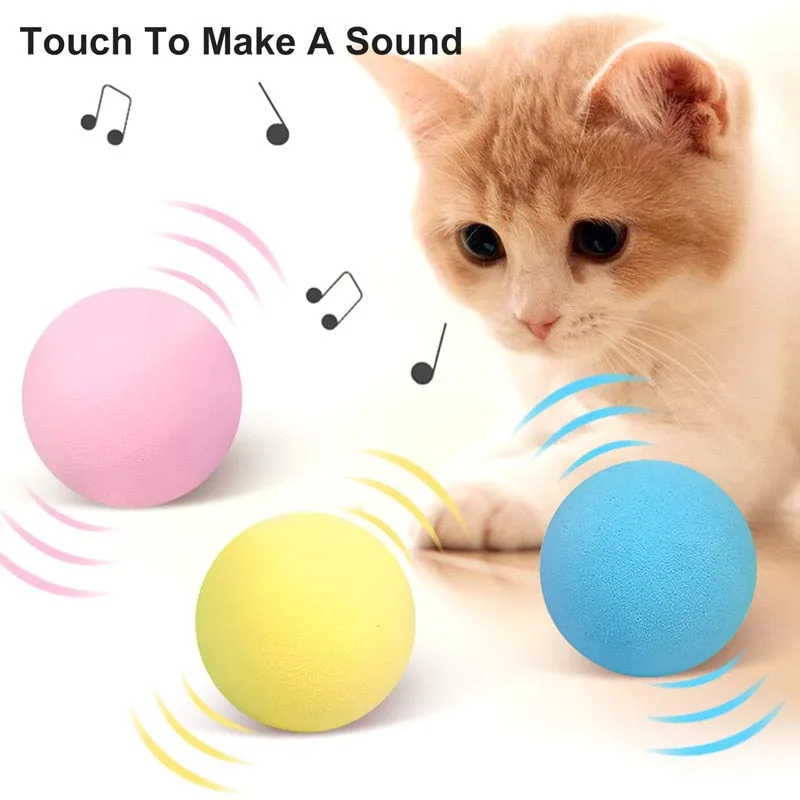 Smart Interactive Ball w/ Sounds for Cats