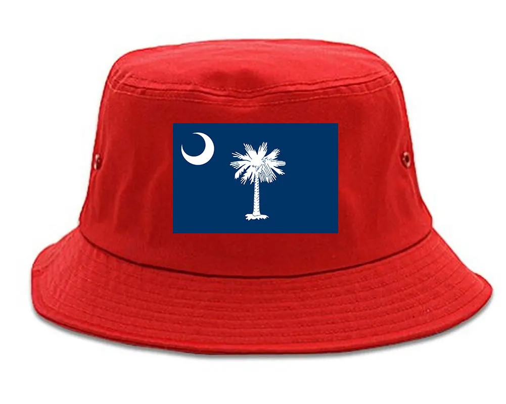 South Carolina State Flag SC Chest Mens Bucket Hat