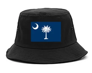 South Carolina State Flag SC Chest Mens Bucket Hat