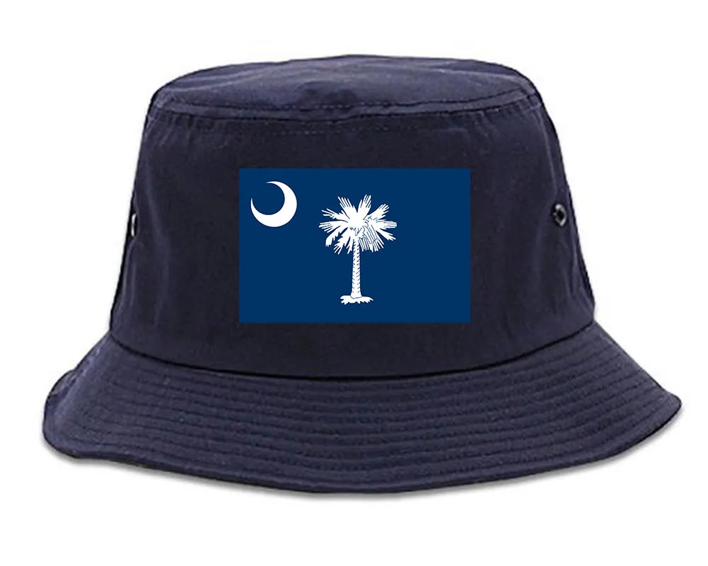 South Carolina State Flag SC Chest Mens Bucket Hat