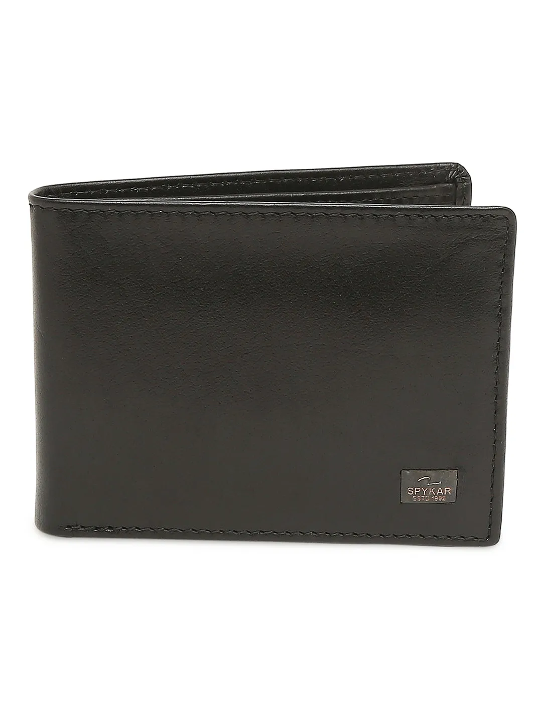 Spykar Black Leather Wallet