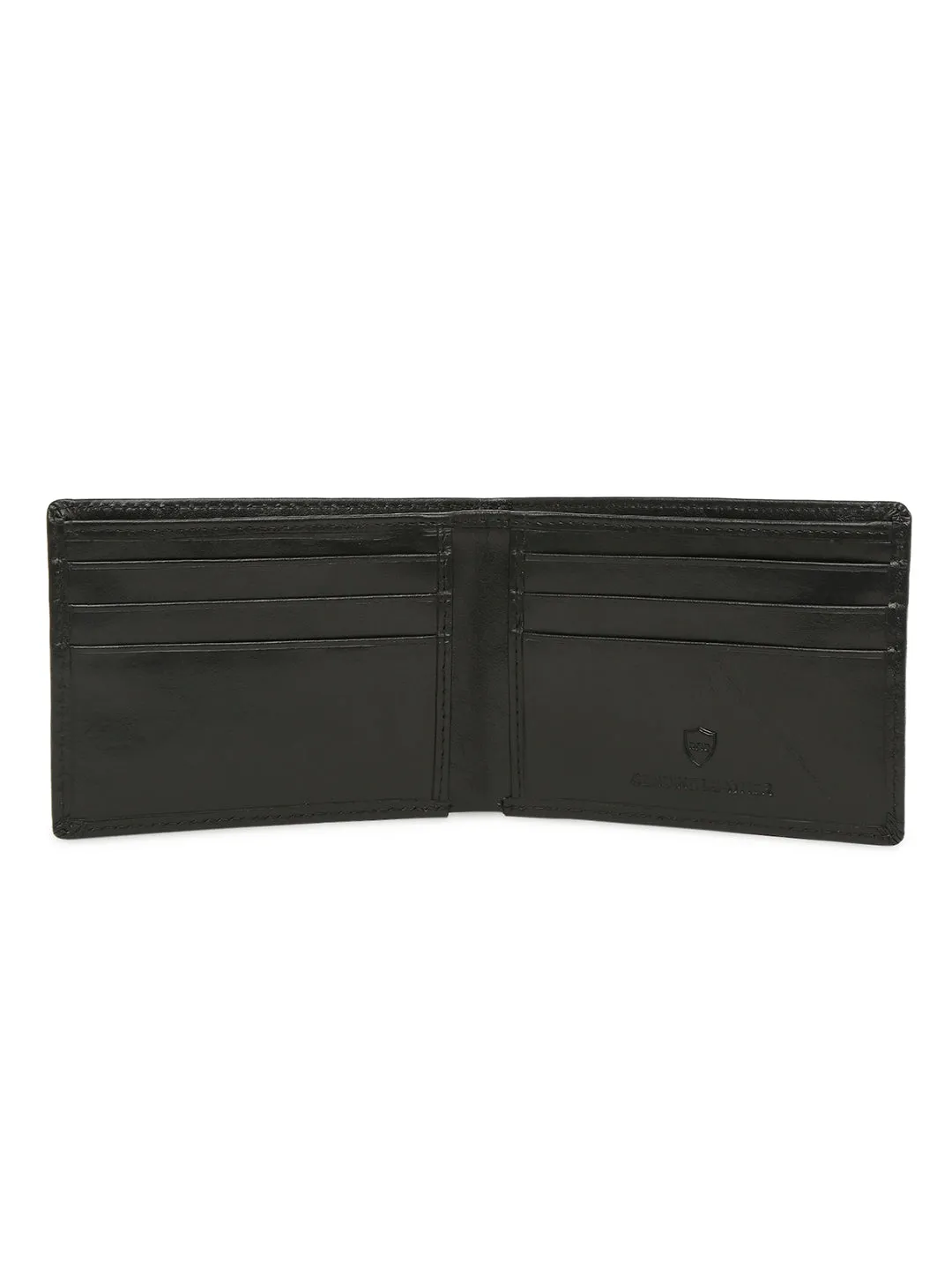 Spykar Black Leather Wallet