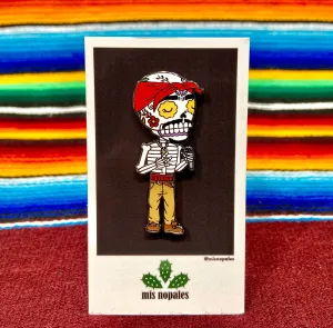 Tupac Calavera Pin— Jose Pulido