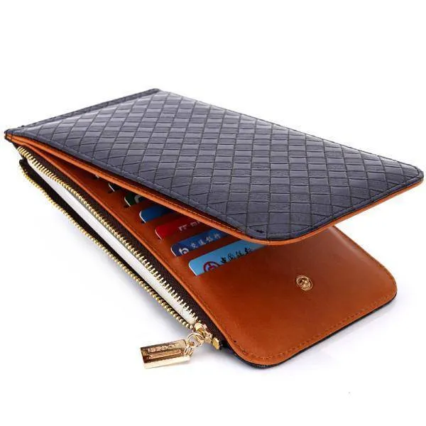 Ultra Thin 1cm Large capacity Card Holder Wallet Magnet Clasp