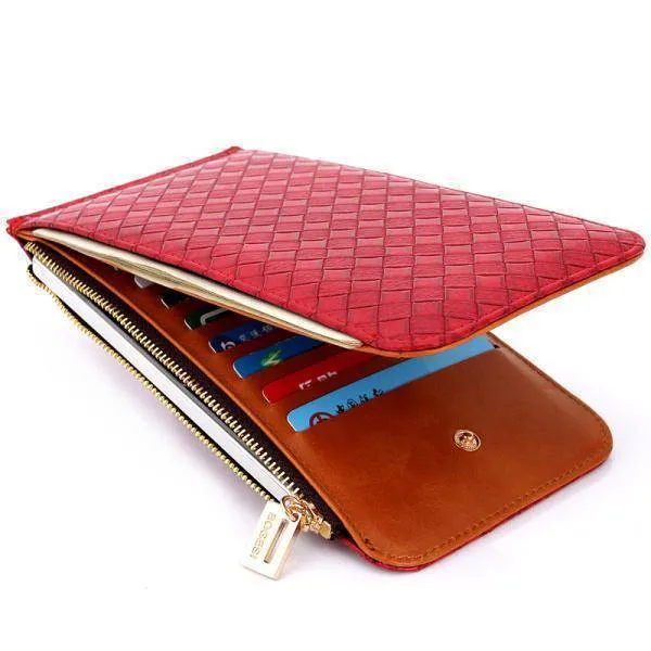 Ultra Thin 1cm Large capacity Card Holder Wallet Magnet Clasp