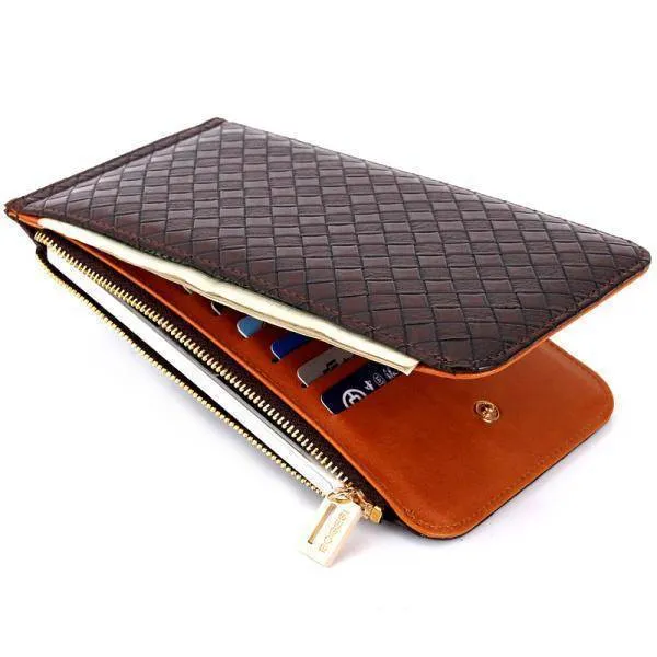 Ultra Thin 1cm Large capacity Card Holder Wallet Magnet Clasp