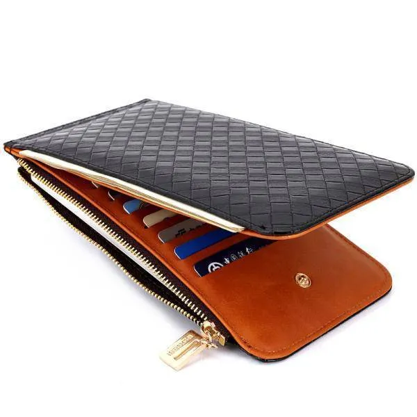 Ultra Thin 1cm Large capacity Card Holder Wallet Magnet Clasp