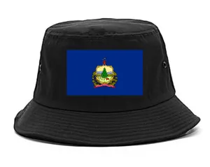 Vermont State Flag VT Chest Mens Bucket Hat