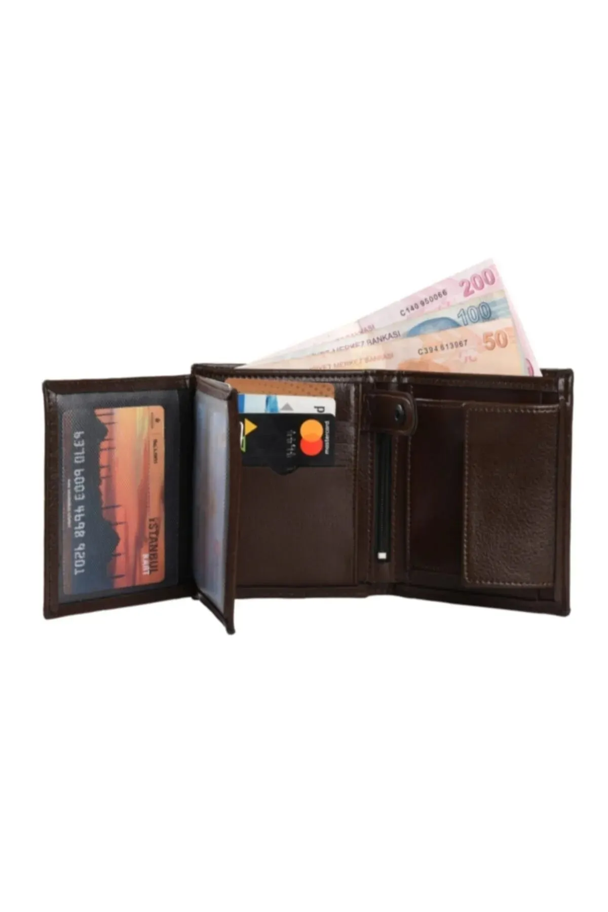 Walle's Polo Classic Model Double Compartment Men's Wallet - Card Holder