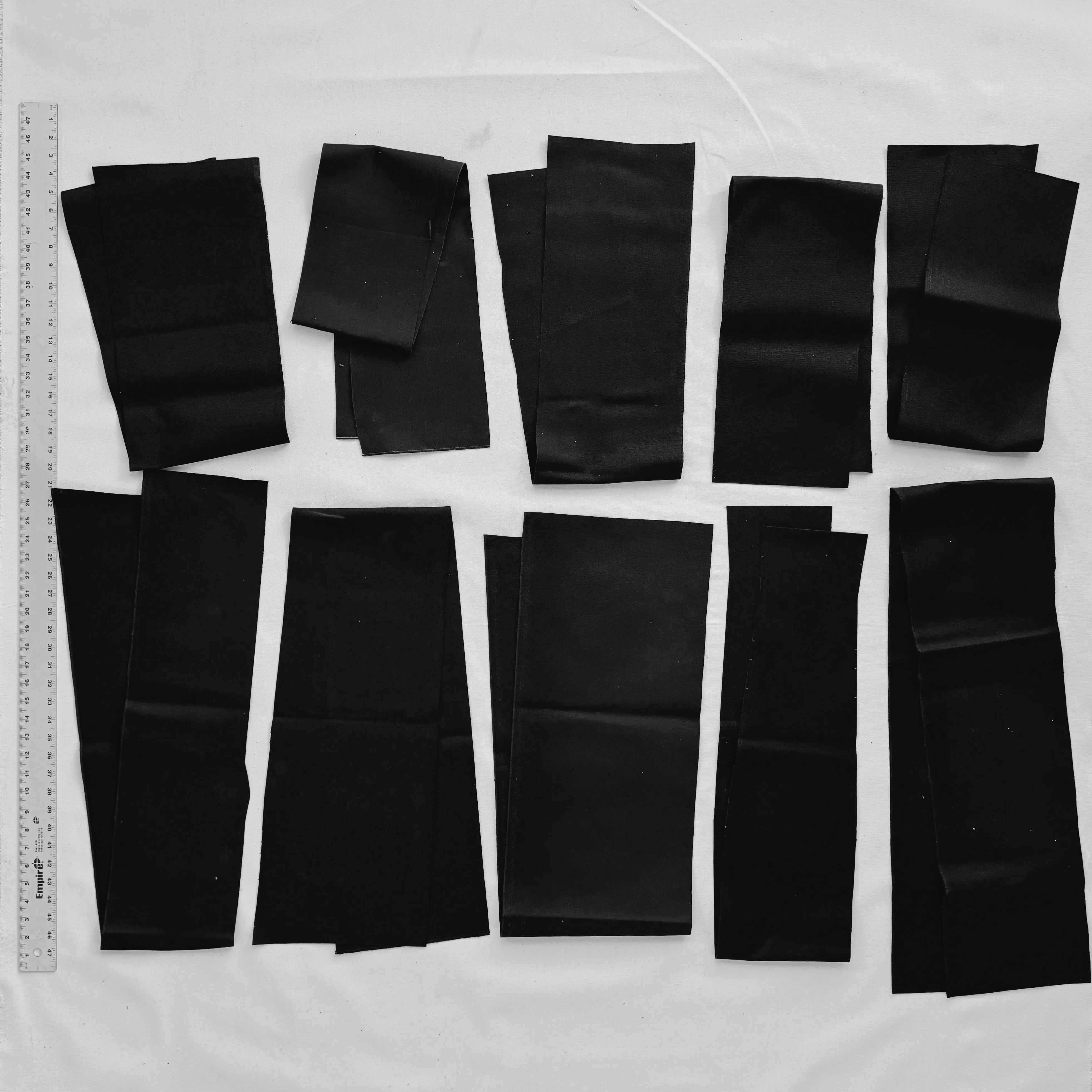 Waxed Canvas Scrap: Black (Lot 09)