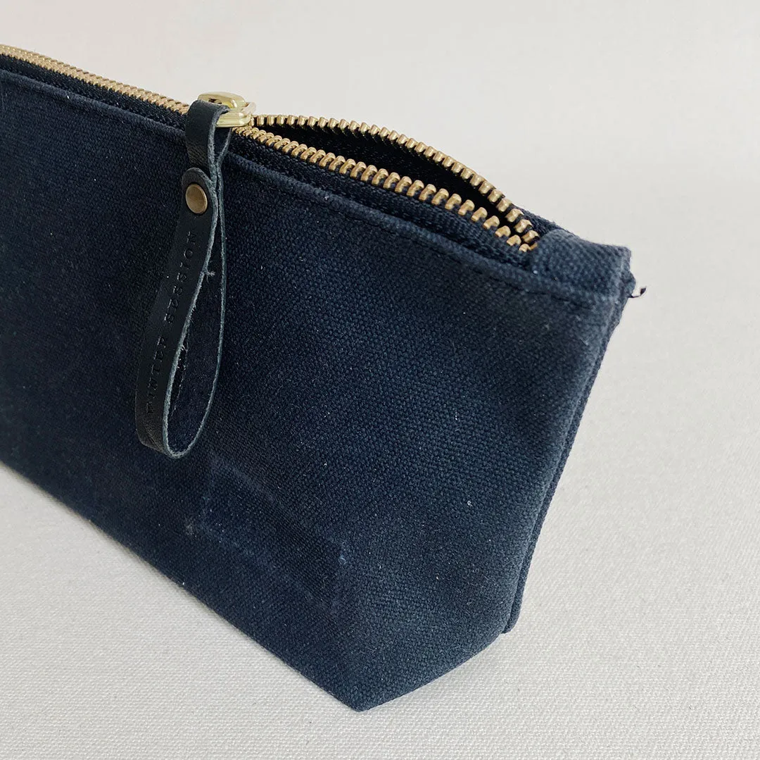 Waxed Canvas Zip Bag #122