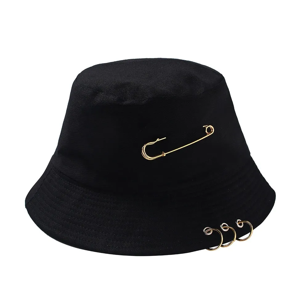 Women Cute Ring Design Fisherman Bucket Hats