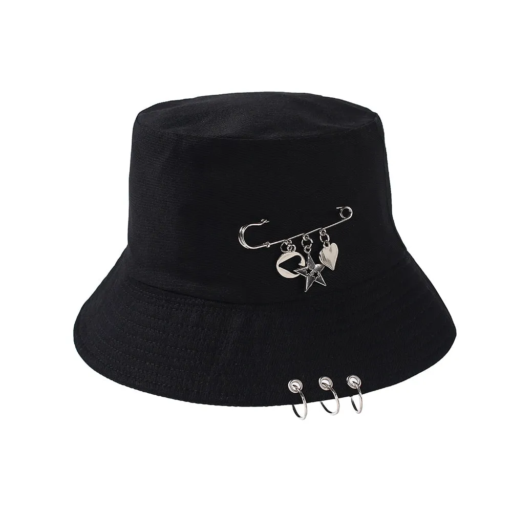 Women Cute Ring Design Fisherman Bucket Hats