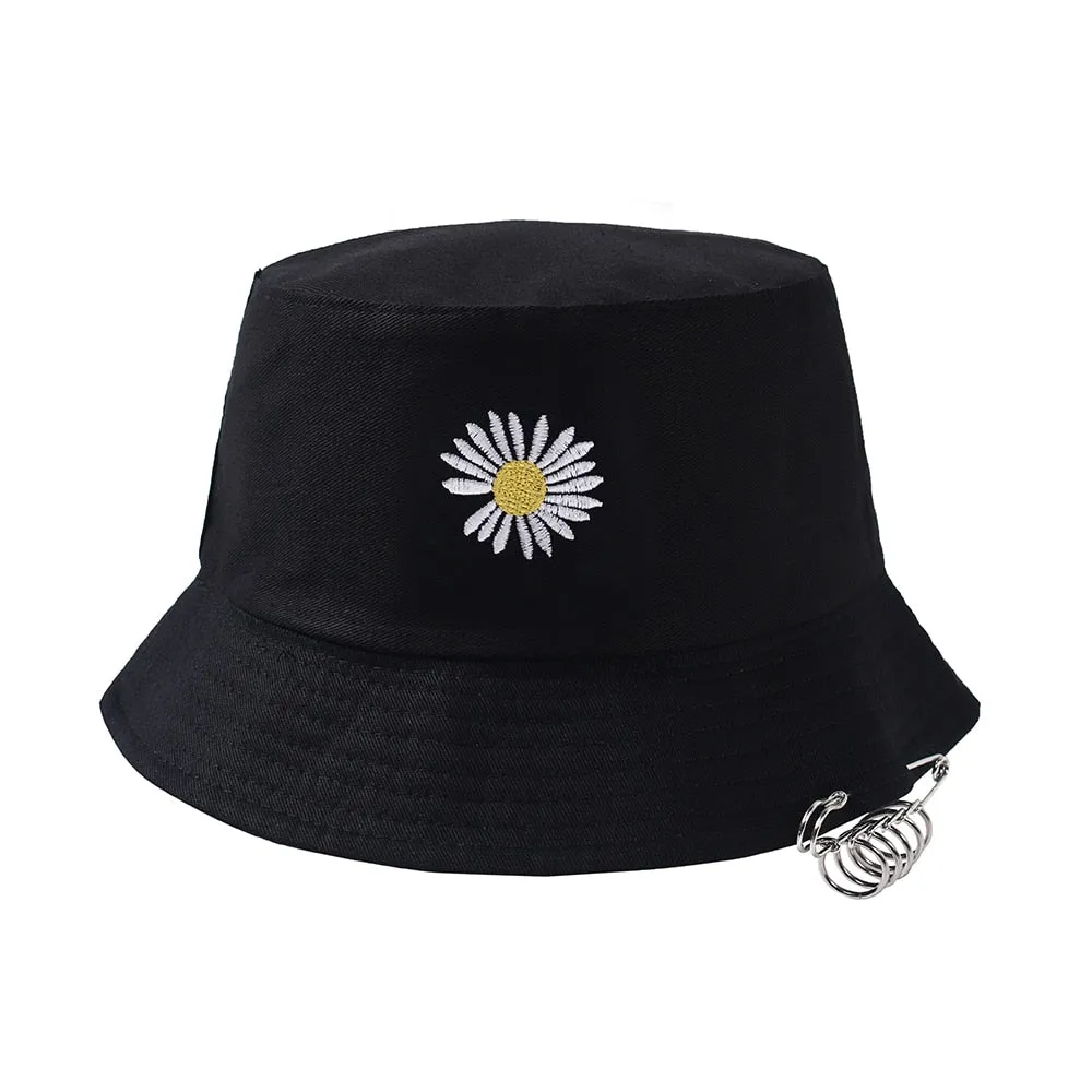 Women Cute Ring Design Fisherman Bucket Hats