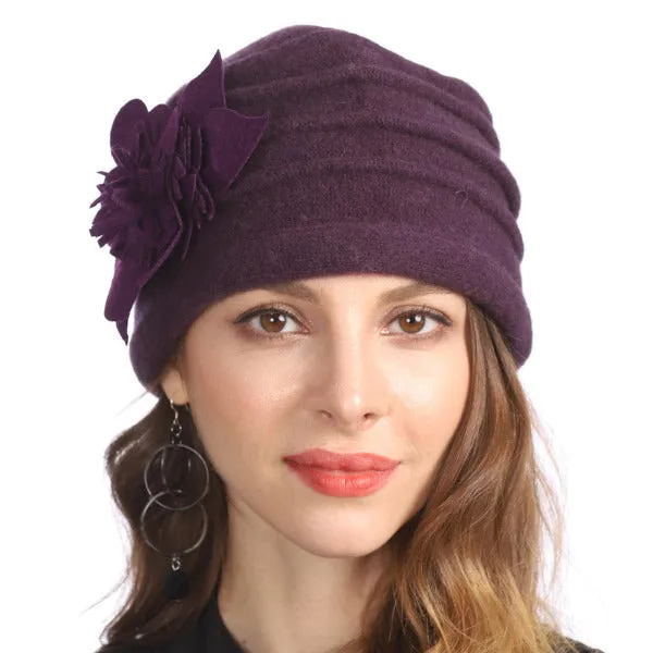 Women Wool Beret Beanie Hat C022