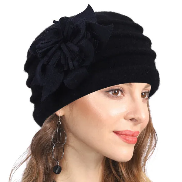 Women Wool Beret Beanie Hat C022