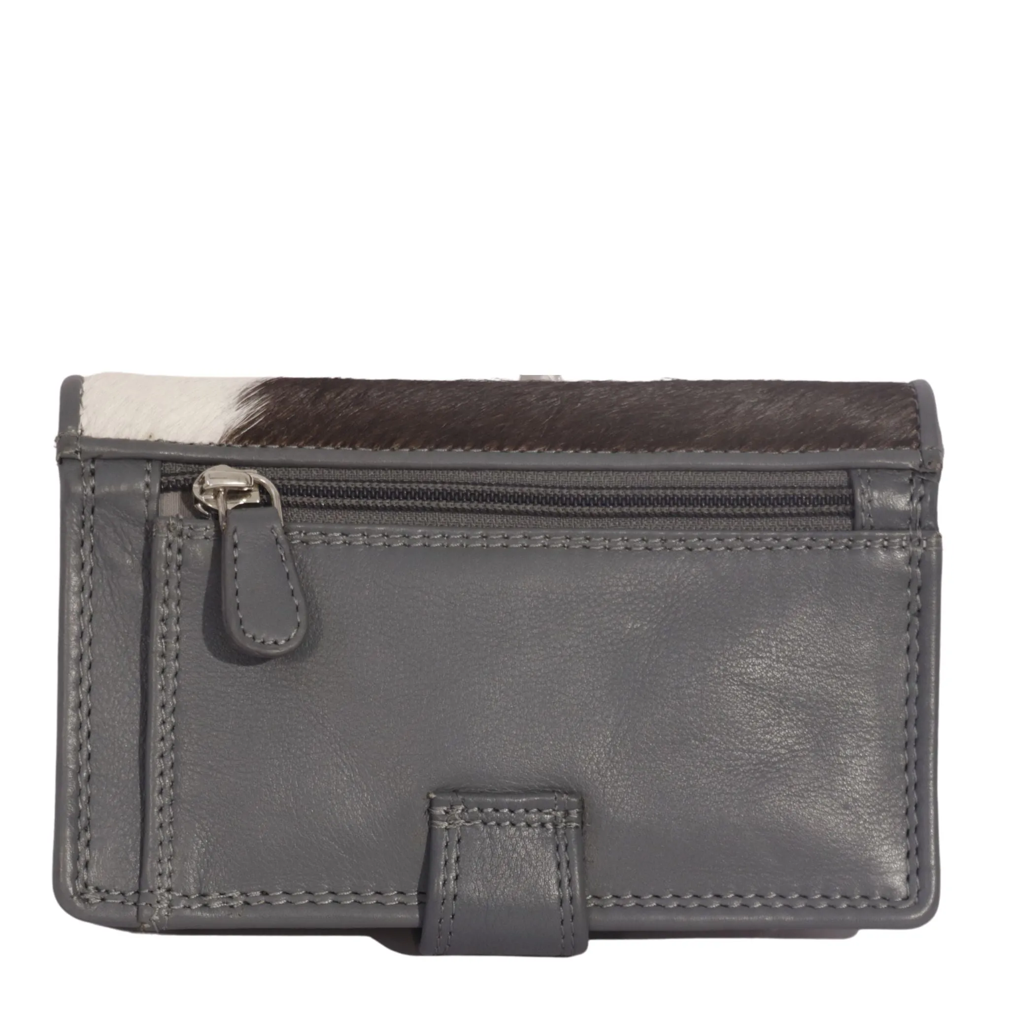 ZHX39 ~ Grey Ladies Hairon Wallet